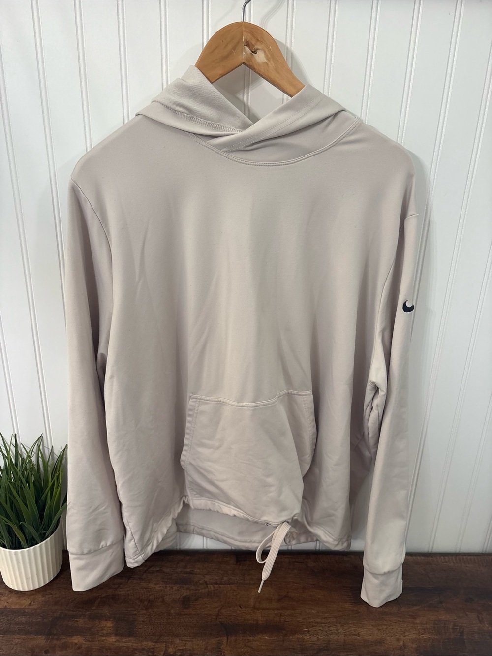 Women’s Lightweight Hooded Pullover Shirt - Cream